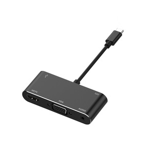 Doonjiey 5 in 1 <strong>Type</strong> <strong>c</strong> Hub <strong>USB</strong> <strong>C</strong> to HDTV Vga Usb3.0 PD 3.5mm Audio AV Converter 4K <strong>USB</strong> 3.0 <strong>Type</strong> <strong>C</strong> to HDTV <strong>Adapter</strong> 5 in 1 Hub - Product Image 1