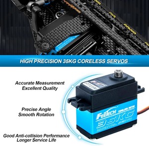 Цифровой программируемый 1/10 RC RTR DS3235MG, зажим для робота, 35 кг, высокий крутящий момент, быстрый 8,4 В, стальные сервомоторы, Квадрокоптер - Product Image 6