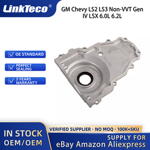 Linkteco Engine Timing Cover for <strong>GM</strong> Chevy LS2 LS3 Non-VVT Gen IV LSX 6.0L 6.2L 2005-2015 12633906 12600326 WG2148623 12561243 - Product Image 4