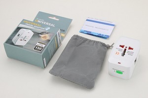 อะแดปเตอร์สำหรับเดินทางแบบพกพาพลังงาน6A แบบ All in 1ใช้ได้กับ2 USB - Product Image 6