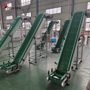 Gonna in PVC verde nastro trasportatore di gomma fabbrica di carico personalizzato scarico grande angolo di inclinazione nastro trasportatore - Product Image 2