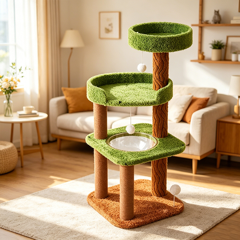 petit mini arbre à chat