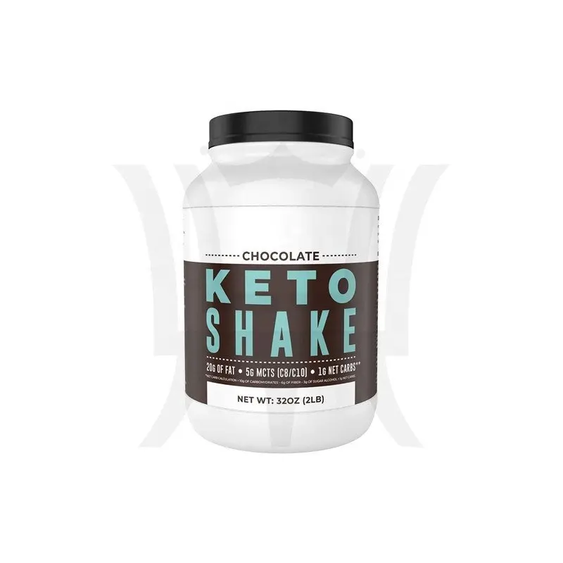 Pasto chetogenico OEM KETO Shake cioccolato ricco di MCTs e cheto proteico per obiettivi di perdita di peso