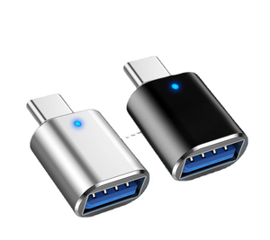USB Type-C公对头USB 3.0母适配器，带发光二极管OTP保护，供笔记本电脑使用 - Product Image 3