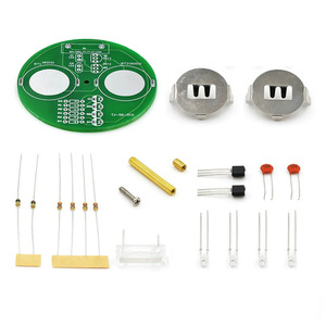 ชุดเชื่อม DIY ไจโร LED ชุดอุปกรณ์อิเล็กทรอนิกส์แบบหมุนได้แผงวงจรการเรียนรู้แบบอินไลน์ของโคมไฟแบบ DIY - Product Image 5