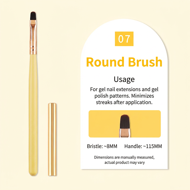 Brosse à ongles à tête ronde
