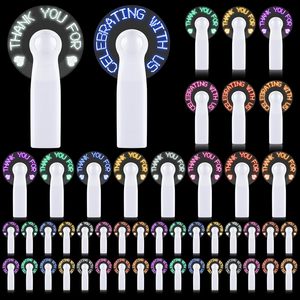 Nuevo producto Mini portátil Handy Led mensaje personalizado ventilador de batería, programable Led Display ventilador eléctrico de mano - Product Image 2