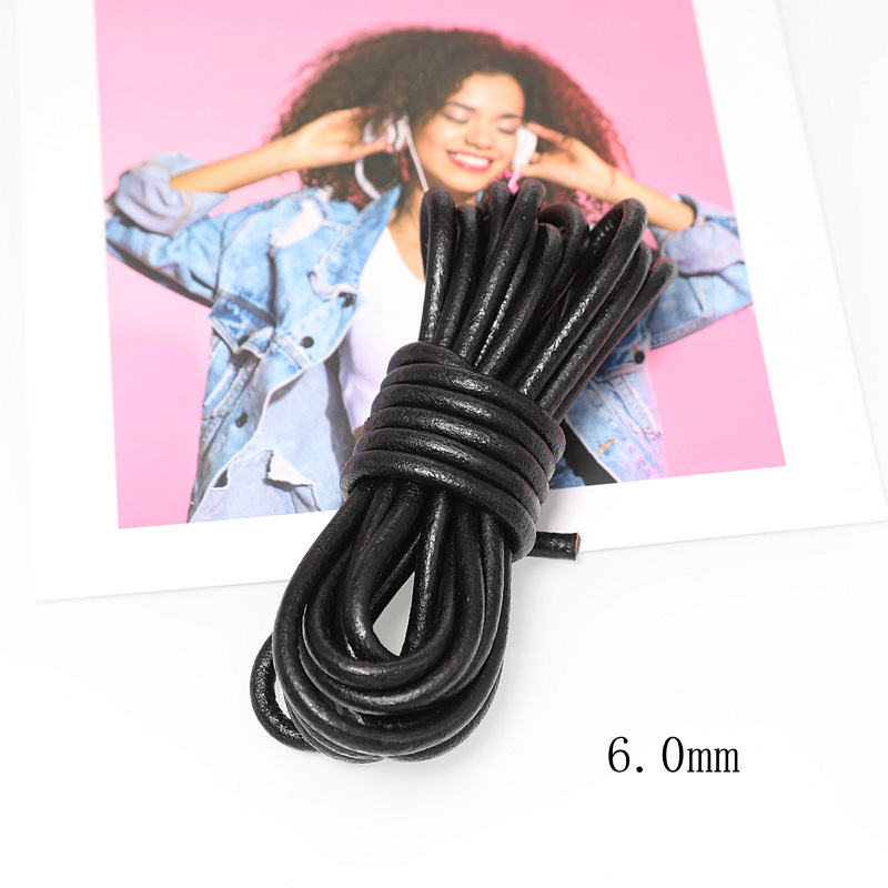 Black, 6.0mm, 5 meters