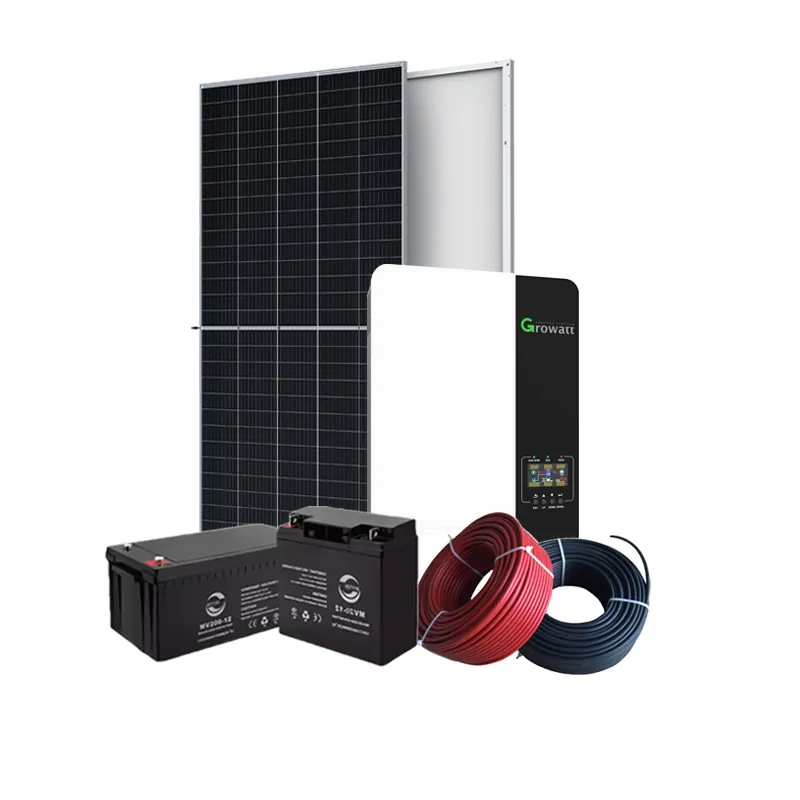 3kw 5kw 6kw 8kw 10kw système d'énergie solaire résidentiel pour système d'énergie solaire hors réseau domestique