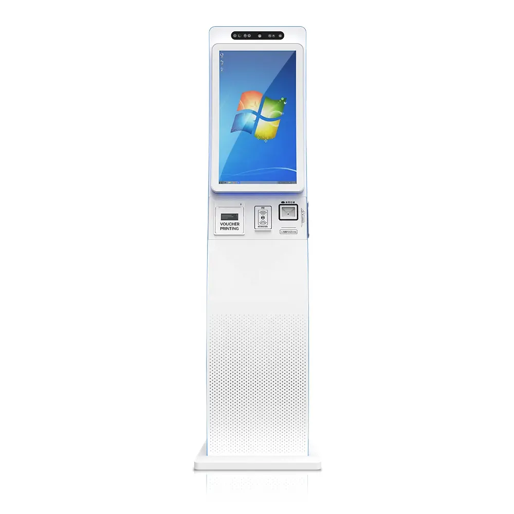 Usingwin cong cảm ứng màn hình tự kiểm tra trong thanh toán máy cho cửa hàng khách sạn tự phục vụ kiosk A4 Dispenser với máy in hóa đơn