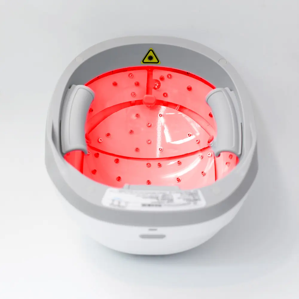 OEMドロップシップLllt育毛ヘルメットインテリジェント赤赤外線脱毛治療機ダイオードレーザー再生キャップ