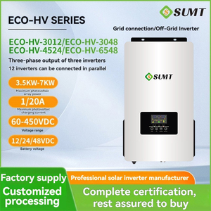 4.5KW 24V 100-240VAC Salida 12 inversores en salida paralela de fase dividida con 2 inversores Reconocimiento automático de frecuencia
