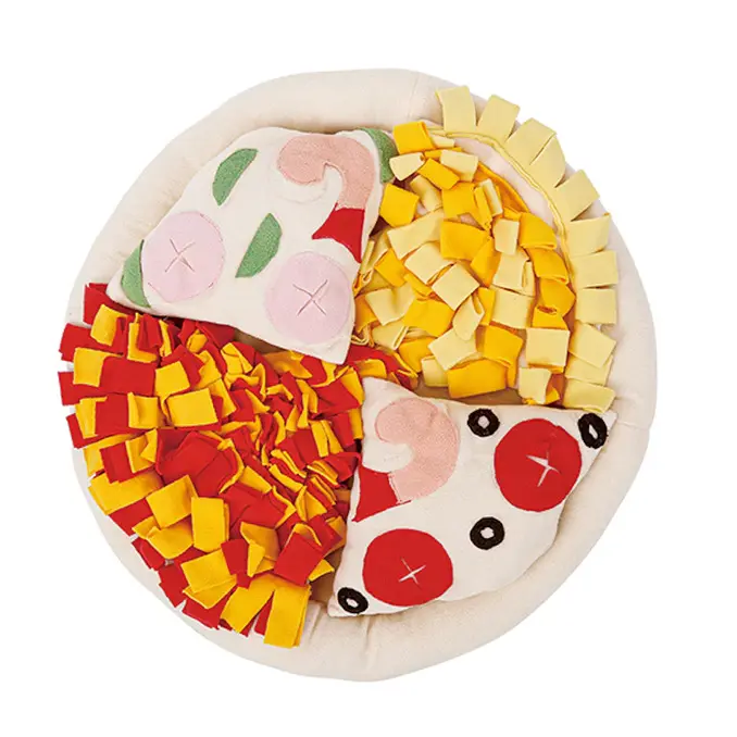 제조 독특한 디자인 패스트 푸드 시리즈 박제 애완 동물 언squeak BB 전화 PizzaToys 부드러운 봉제 개 장난감