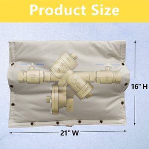 Fabrika alüminyum folyo açık geri akış önleyici yalıtım musluk kapağı boru donma koruma yağmurlama vana sistemi için - Product Image 6