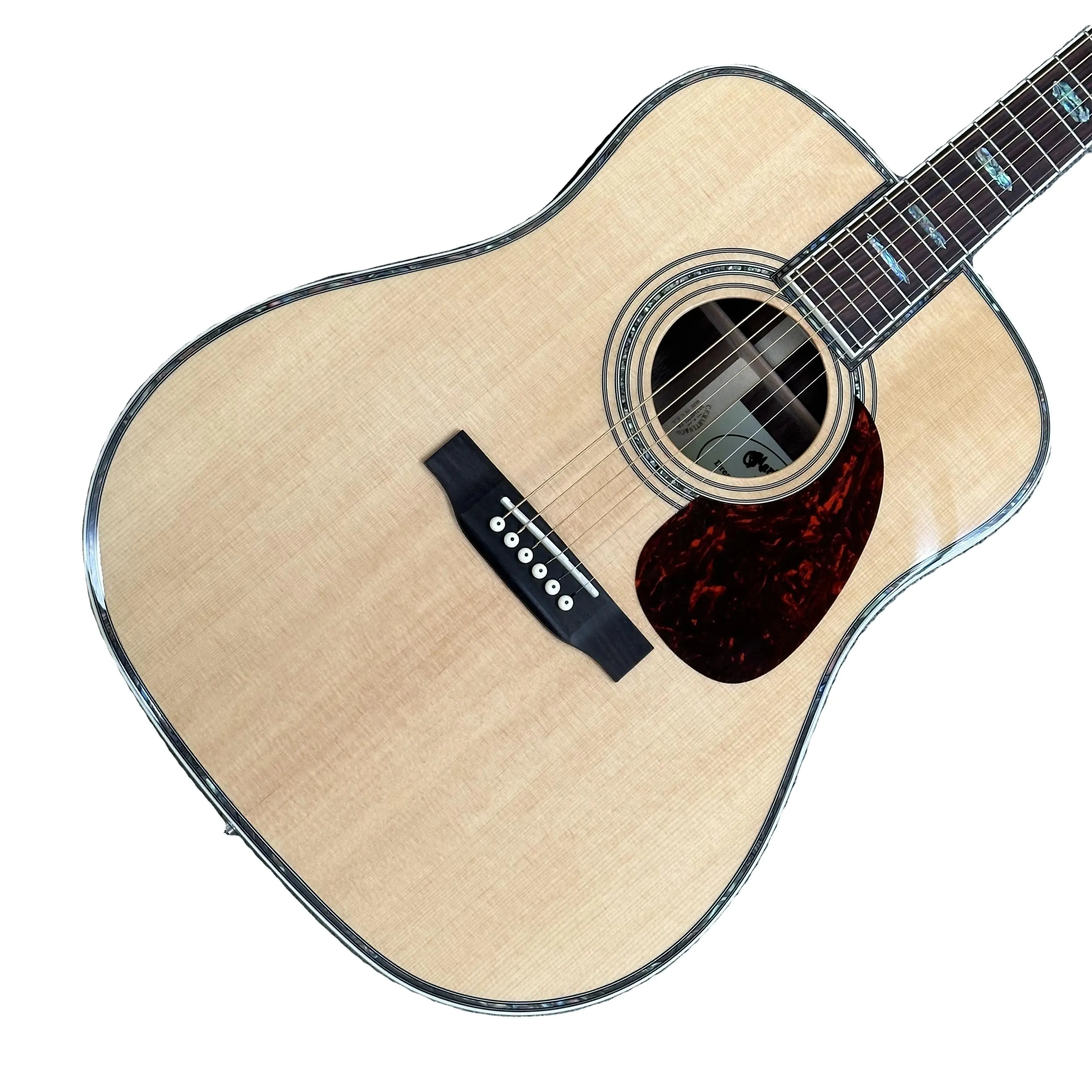 Chất lượng hàng đầu 41 inch rắn vân sam D45 loại Acoustic Guitar Rosewood cơ thể guitarra miễn phí vận chuyển trong kho