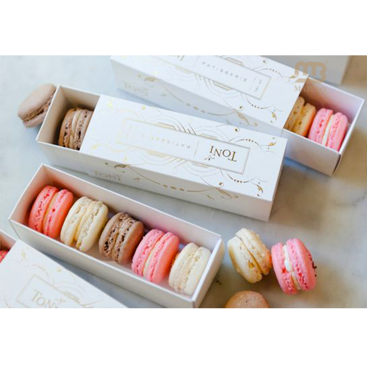 Boîte de papier de tiroir de macaron