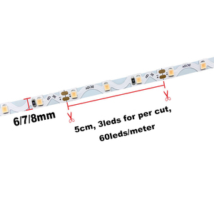 Bükülebilir yılan tipi şerit Z tipi S şekli kesilebilir SMD2835 60leds 30leds 120leds zikzak led şerit işık - Product Image 4