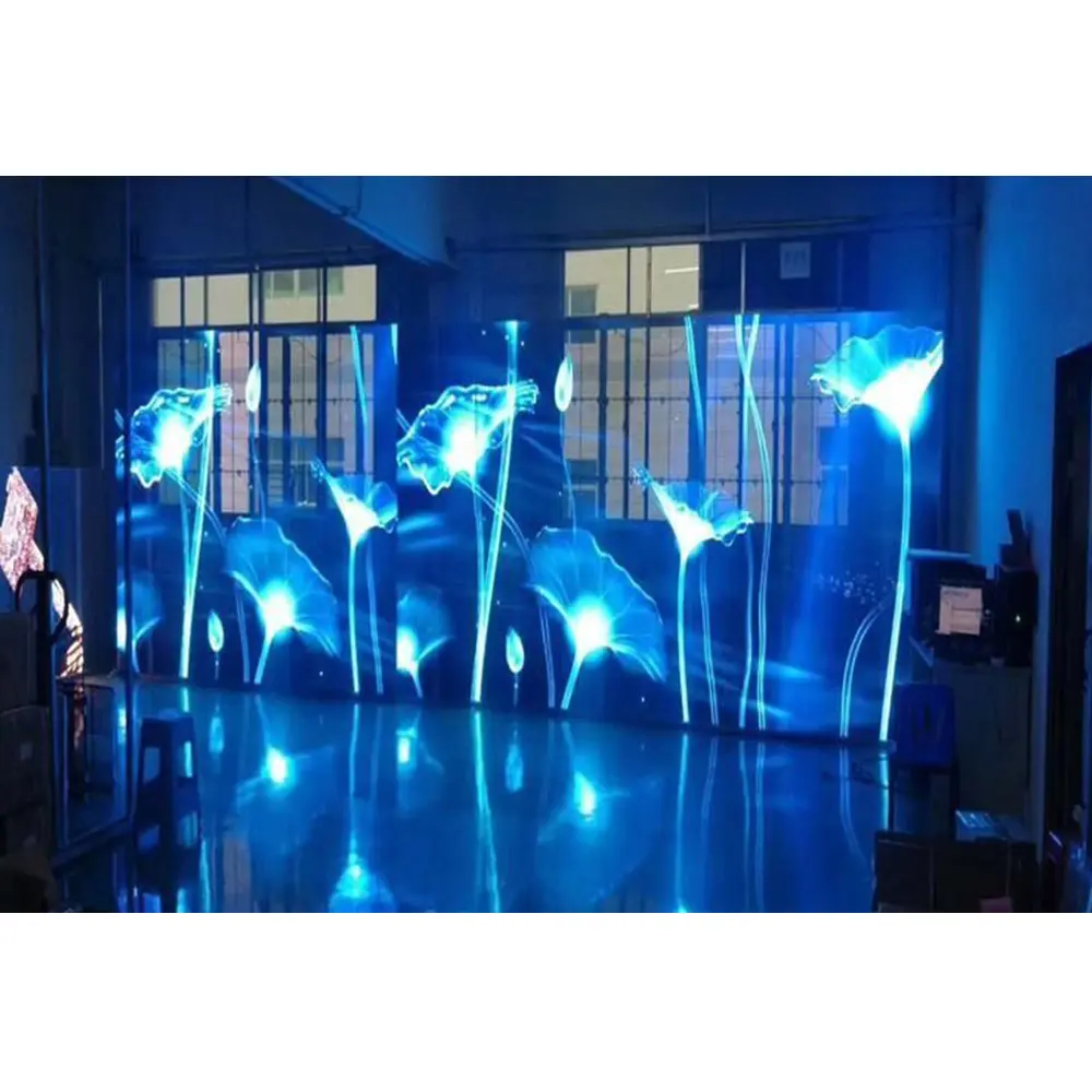 China Factory Price Voll farbige LED-Anzeige für den Innenbereich Benutzer definierte Außenwerbung Transparenter Bildschirm