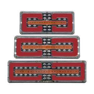 24V kamyon arka lambası LED arka lambası kırmızı gündüz koşu işık ters fren dur göstergesi su geçirmez römork dönüş sinyal ışığı - Product Image 1