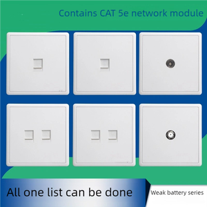 Hot Selling 86 Super <strong>Class</strong> 5 Single Double <strong>Computer</strong> Socket Broadband <strong>Network</strong> Port 10A SDK Socket <strong>Network</strong> Socket Panel - Product Image 2