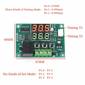 W1219 DC 12V Dual LED Digital Thermostat <strong>Temperature</strong> <strong>Controller</strong> <strong>Temperature</strong> Regulator Switch Control <strong>NTC</strong> 10K Sensor Module - Product Image 6