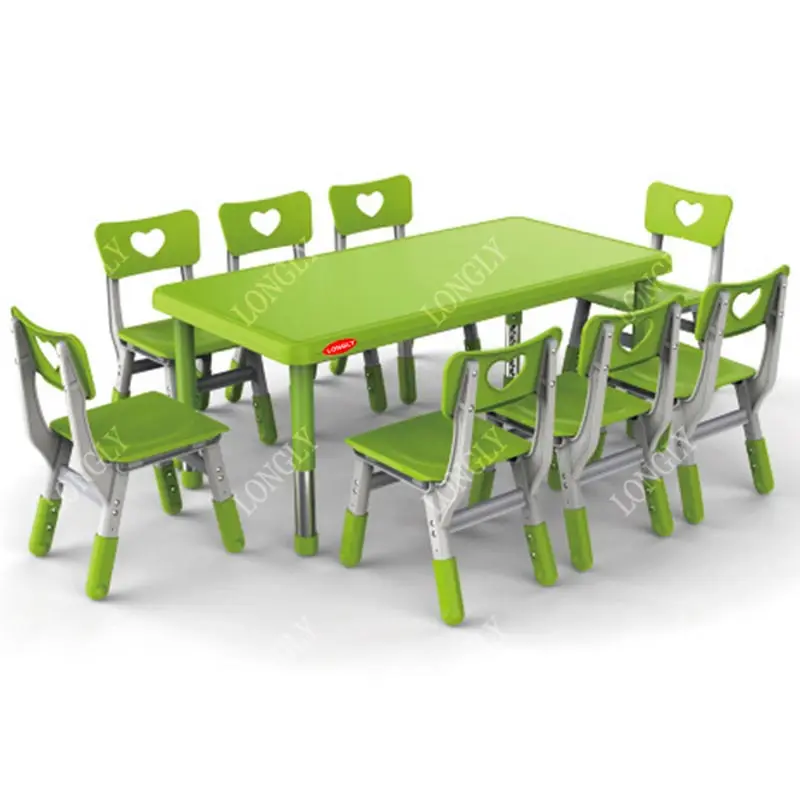 Table et chaises de jardin en plastique pour enfants meubles pour enfants