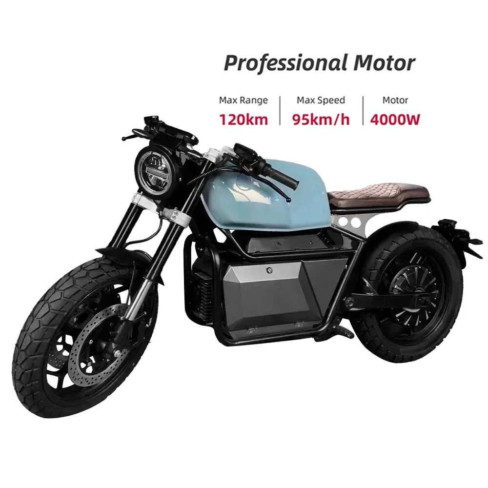 Er200 Eec Hot Selling High Performance 4000W Borstelloze Gelijkstroommotor Elektrische Cross Motorfietsen