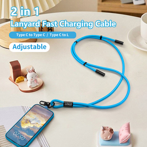 <strong>2</strong> <strong>In</strong> <strong>1</strong> 3a 60w Super Fast Charging Cable Usb Type-c Mobile Phone Data Cable Multi Charging Cable - Product Image 4