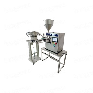 เครื่องบรรจุและปิดฝาขวดหัวเดียวอัตโนมัติแบบ HYRFC-100CG สำหรับเครื่องดื่มผงซักฟอกและน้ำผลไม้นม
