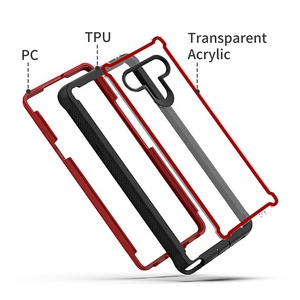 TPU PC Hybrid Transparent Back Cover Shockproof Mobile Phone Case for <strong>LG</strong> <strong>Stylo</strong> 6 - Product Image 5