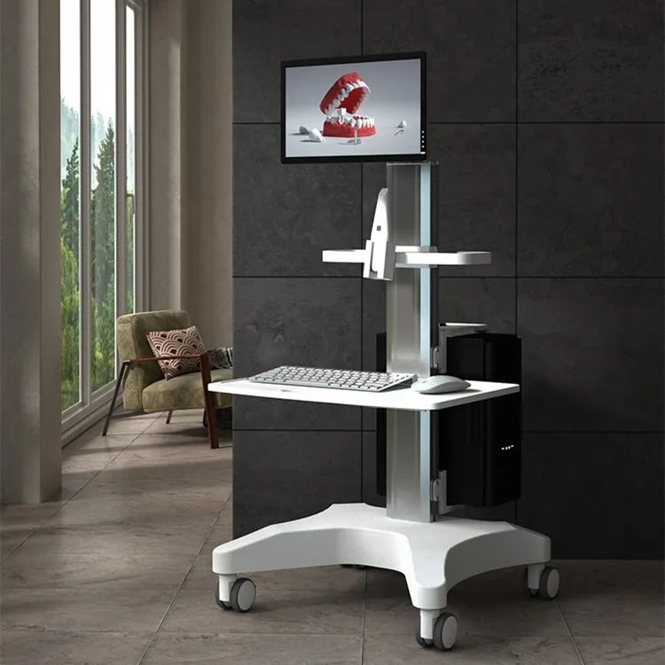 Carrello per allattamento mobile carrello per computer portatile carrello per monitor carrello dentale