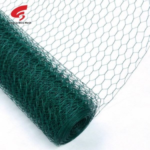 Verzinkter/PVC-beschichteter sechseckiger Drahtgitter-Hühner zaun für Geflügelfarm-Maschen netz Sechseckige Maschendraht fabrik - Product Image 5