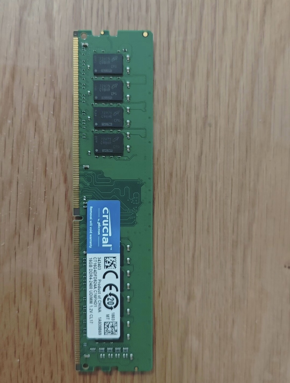 16 Go 2400 MHz ECC