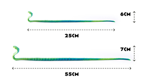 Vashine <span class=keywords><strong>3D</strong></span> in rắn hổ mang rắn đầy màu sắc PLA <span class=keywords><strong>3D</strong></span> máy in linh hoạt pha lê đồ chơi động vật hành động hình rắn trẻ em toi trang trí - Product Image 6