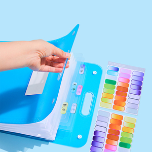 Amaon Bán hàng nóng nhựa trình bày danh mục đầu tư A4 không thấm nước accordion documetn thư mục mở rộng tập tin thư mục - Product Image 2