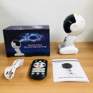 Çocuk çocuk çok renkli <span class=keywords><strong>Robot</strong></span> LED gece lambası evren Galaxy projektör ışık oda tavan için - Product Image 3
