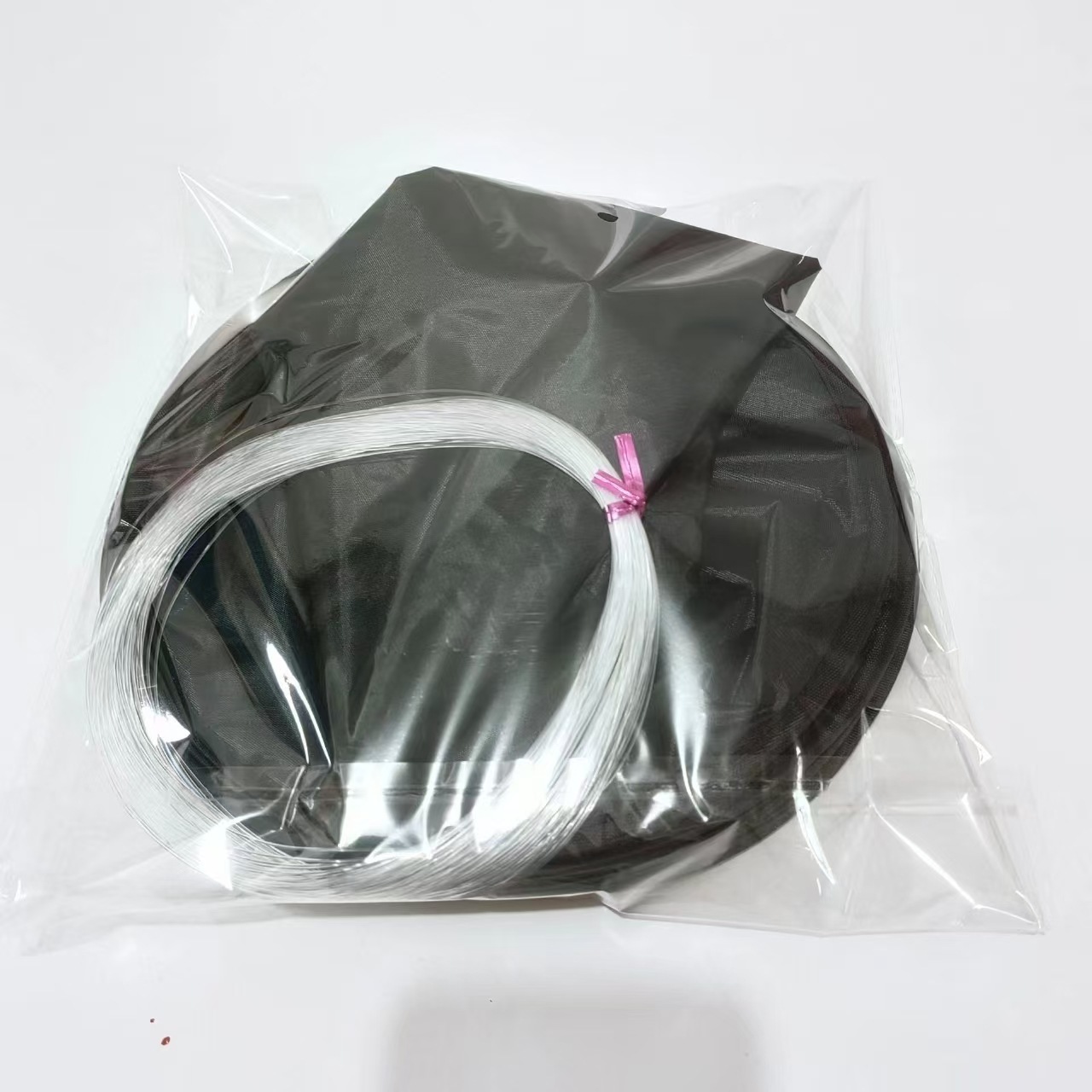 Large size 12-piece foldable witch hat set-black oxford cloth