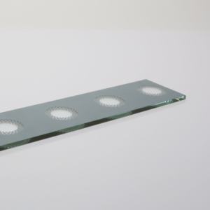 لوح زجاجي مزخرف لعيد الفصح بتصميم عصري دائري مطبوع بالشاشة الحريرية مصنوع من الزجاج المقسى المصقول عالي النفاذية للضوء - Product Image 1