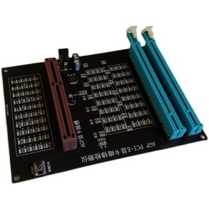 Probador de tarjeta gráfica AGP PCI-E CPU con soporte de prueba de luz herramienta de reparación de placa base de computadora de carga falsa - Product Image 1