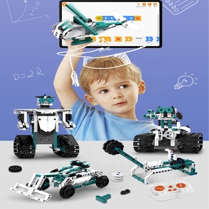 pädagogische Bauprogrammierung Roboter-Bausatz Bausteine DIY Steam Appprogrammierung Baustein-Set