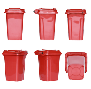30L Medium-Sized Outdoor Standing Trash <strong>Bin</strong> PP and HDPE Material <strong>Bin</strong> with Lid for Recycling for Kitchen or Home Use - Product Image 3