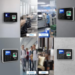 RFID 125K Fingerprint PIN <strong>Code</strong> Easy Operation <strong>Excel</strong> Report Time Attendance Machine for Small Company - Product Image 6
