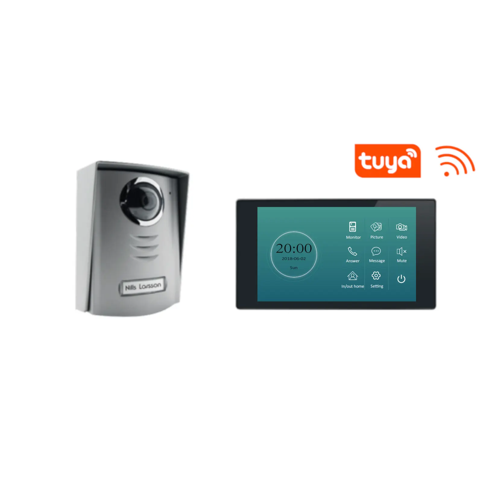 Villa Building Smart Home videocitofono Touch Screen impermeabile controllo accessi supporto visione notturna Video con porta IP Box Pho