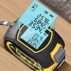 3 in 1 lazer mesafe ölçer 40m/130ft dijital ölçüm cihazı mezura mesafe alan hacim aracı lazer mesafe ölçer - Product Image 4