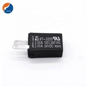 24V 97 Series Black <strong>Automatic</strong> <strong>Reset</strong> Thermal Overload Protector ELectrical <strong>Circuit</strong> <strong>Breaker</strong> - Product Image 4