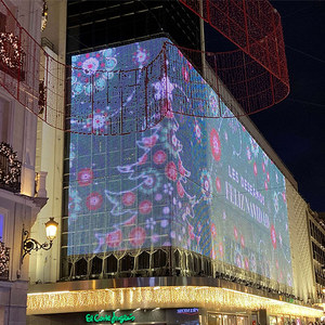 HD P55 transparente Mesh-Modul-Anzeige 3D-Mesh LED-Vorhang Bildschirm für LED-Fassaden beleuchtung - Product Image 6