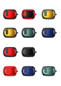 Weview最新のアンチロストイヤホンケースBeats Studio BudsショックプルーフTPUカバースイッチボタン付き - Product Image 6