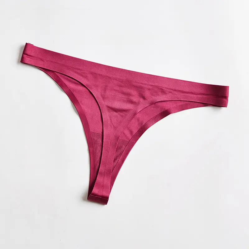 Sexy Damen Nahtlose pinkfarbene Dessous Unterwäsche Tangas