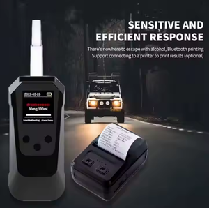 Semiconductor <strong>Sensor</strong> Breath Tester High Precision Drunk Detector Quick LCD Color Display for <strong>Alcohol</strong> Detection - Product Image 2