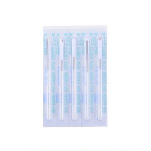 C & D เข็มฝังเข็มแบบใช้แล้วทิ้ง,เข็มสแตนเลสปราศจากเชื้อสำหรับฝังเข็มปราศจากห่วง - Product Image 3